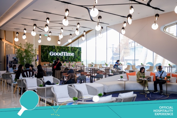 GoodTime official hospitality lounge at the 2026 ITTF World Cup Macao