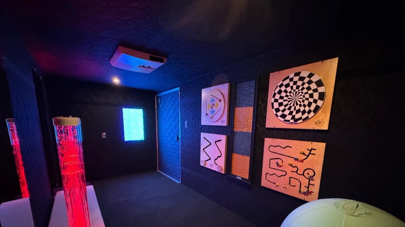 A sensory room inside a 2026 World Cup stadium